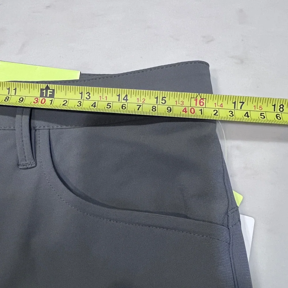 All in Motion Men Golf Pants Gray Flat Front Stretch‎ Performance 34x34 NWT